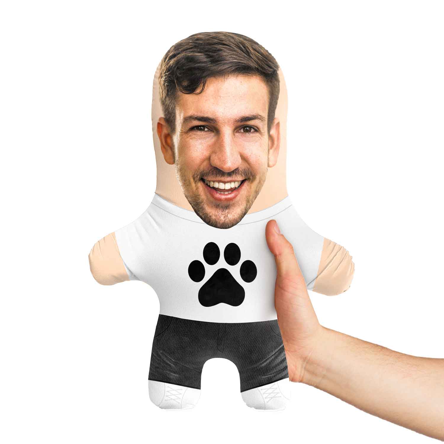 Human hand dog toy sale