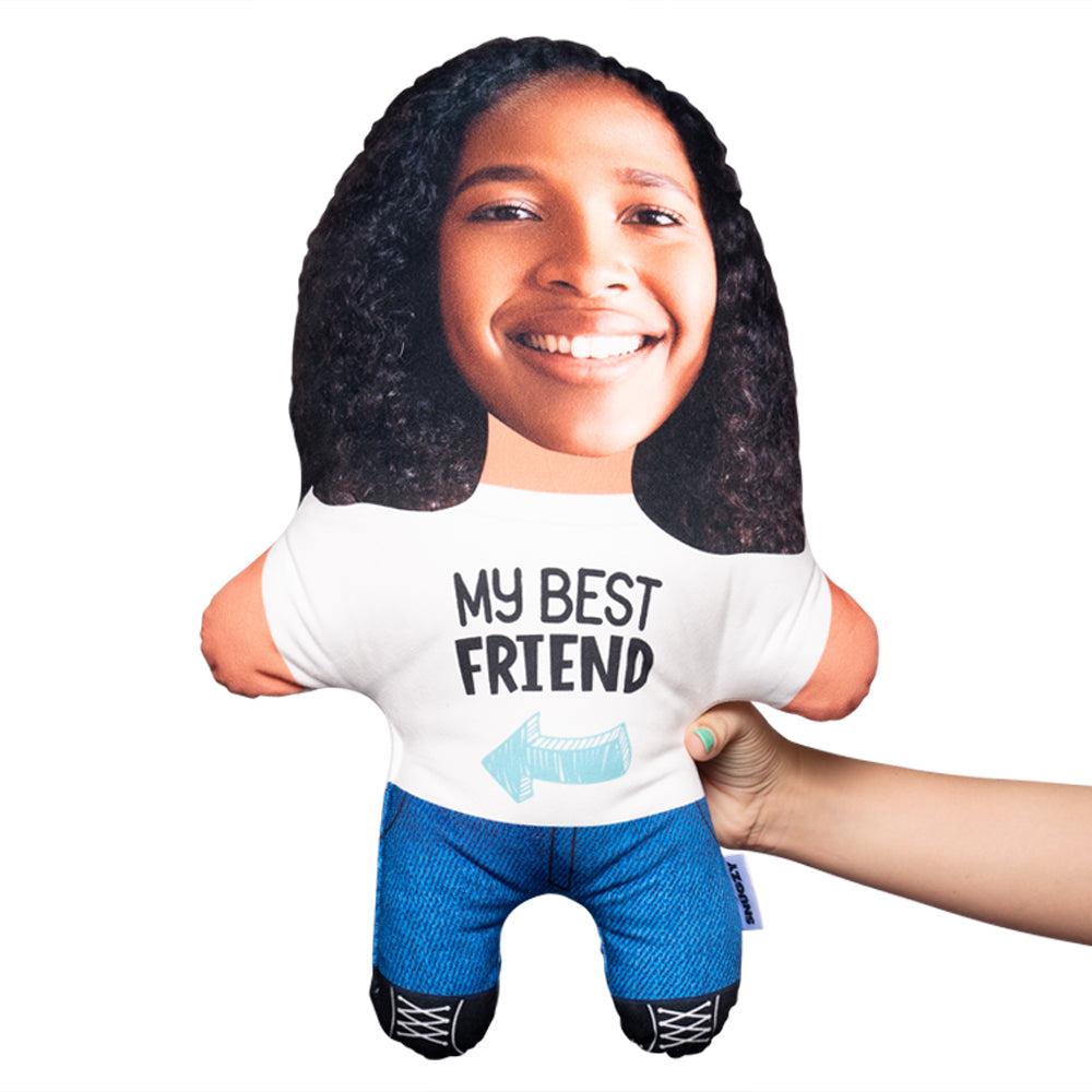 My Best Friend Mini Me Custom Face Pillow