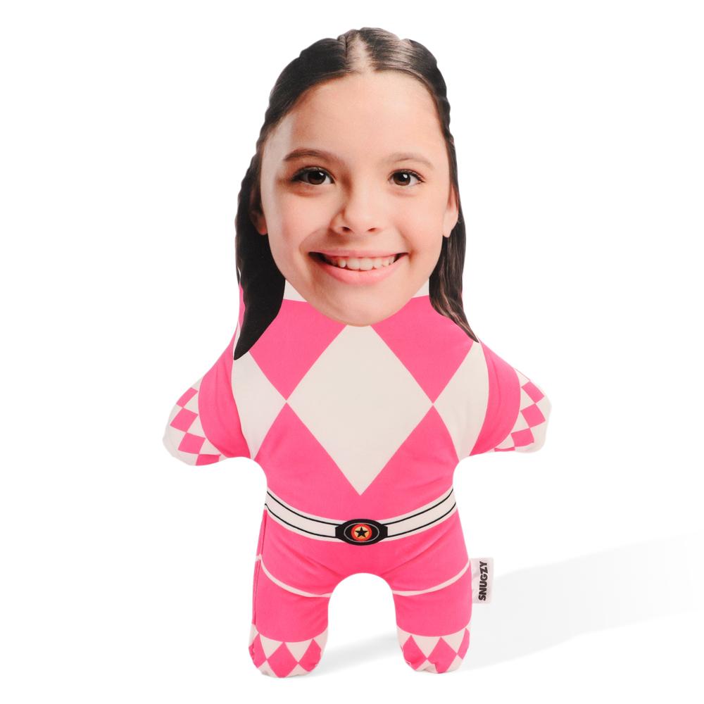 Pink Rangers Face Pillow