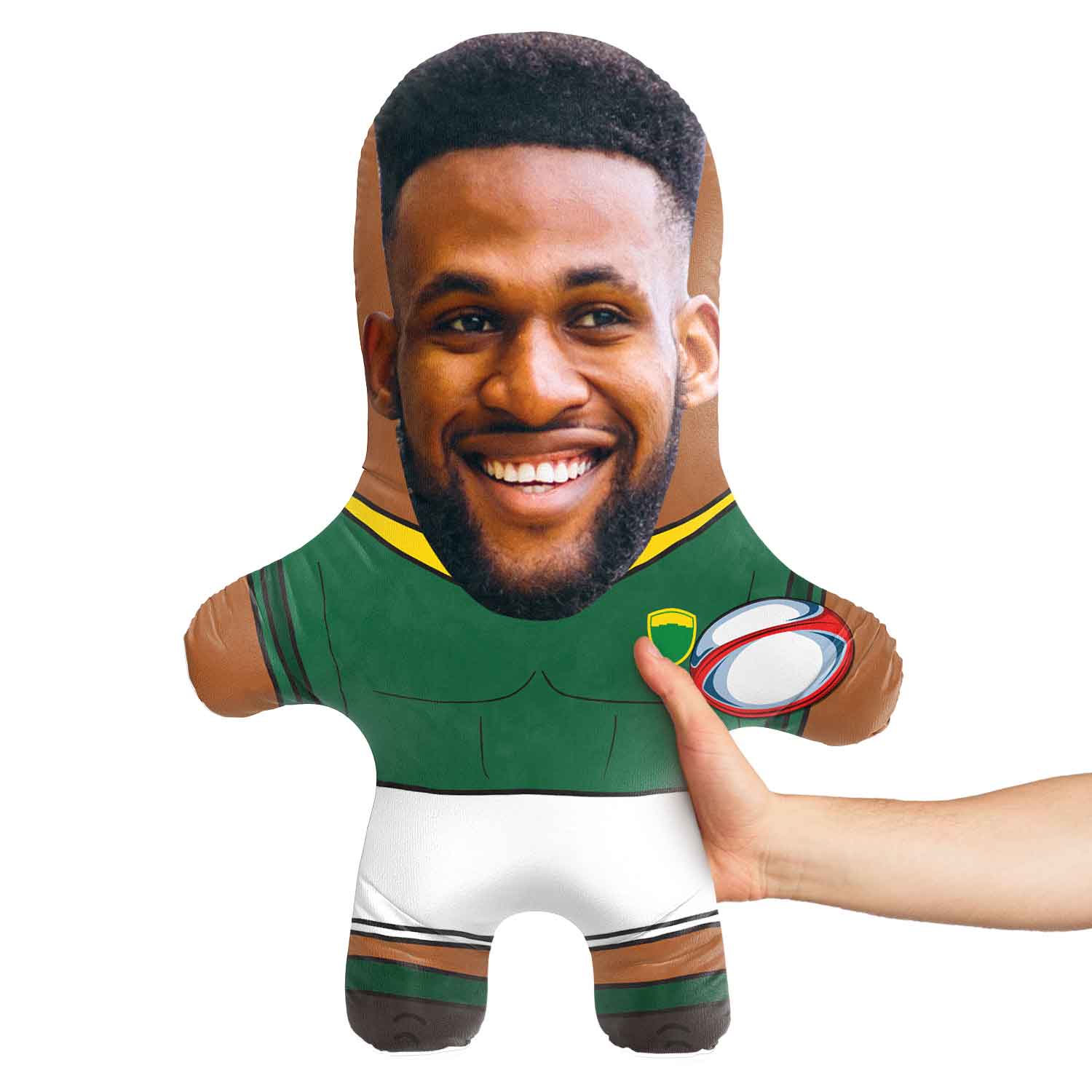 South Africa Rugby Face Pillow