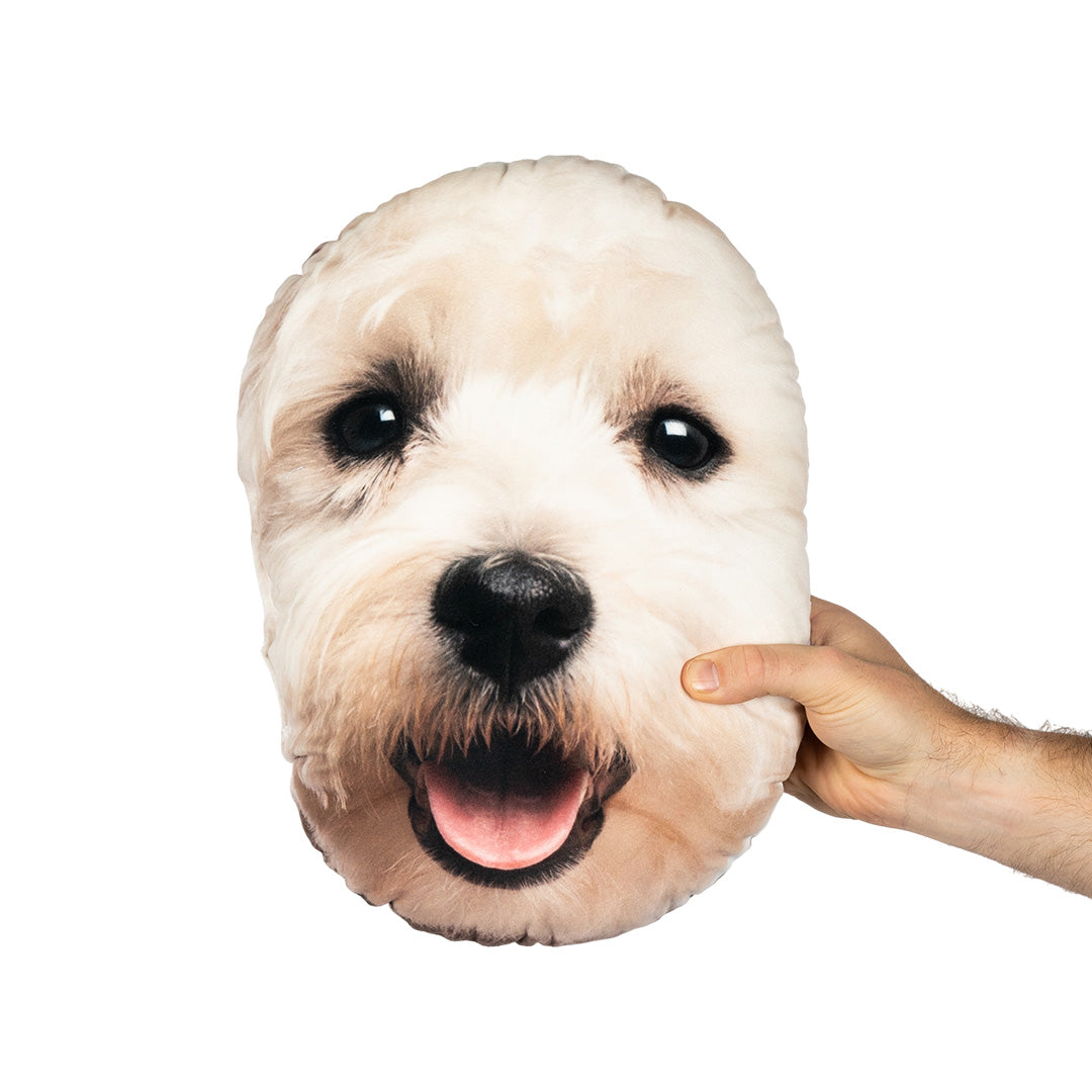 Custom dog face pillow best sale