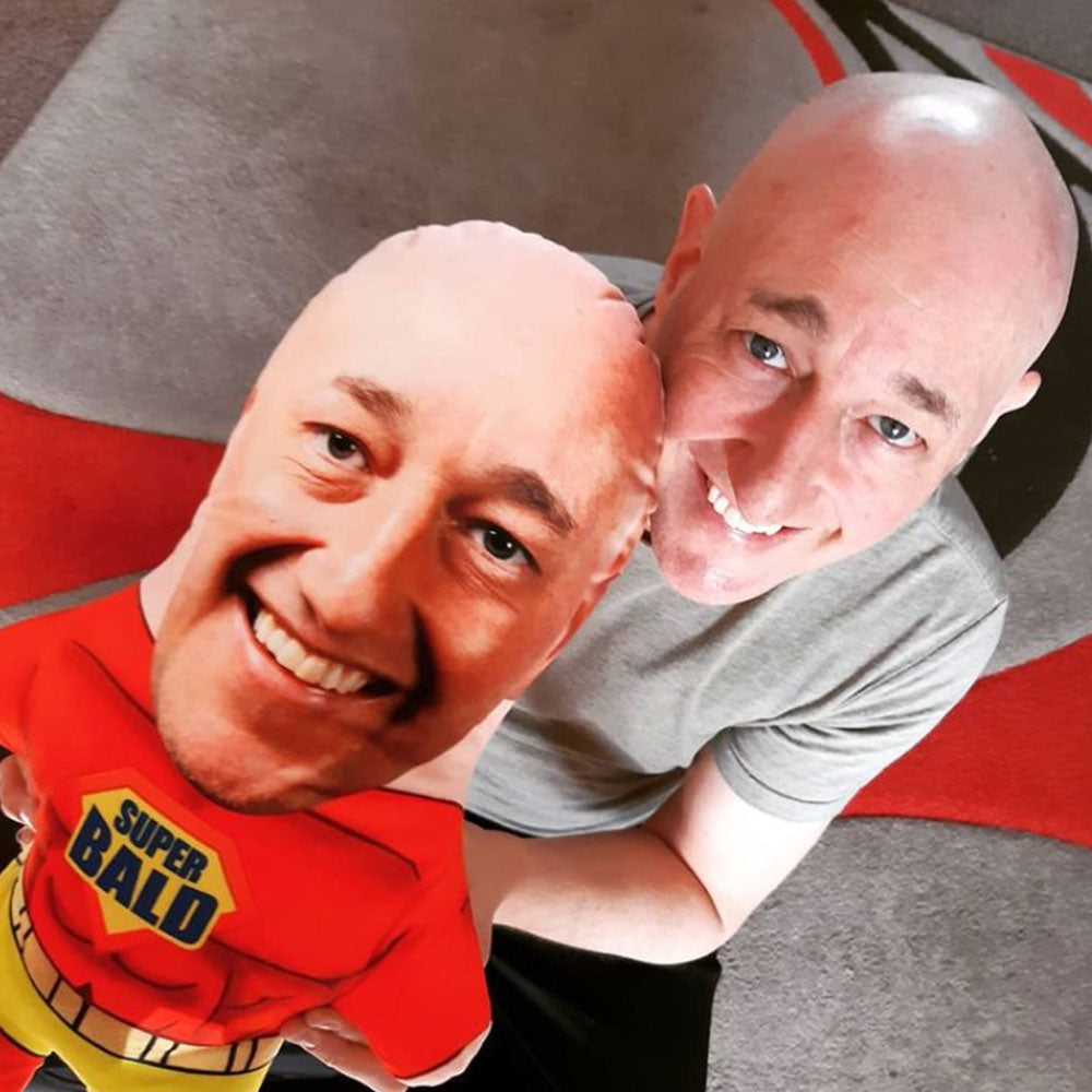 Super Bald Face Pillow