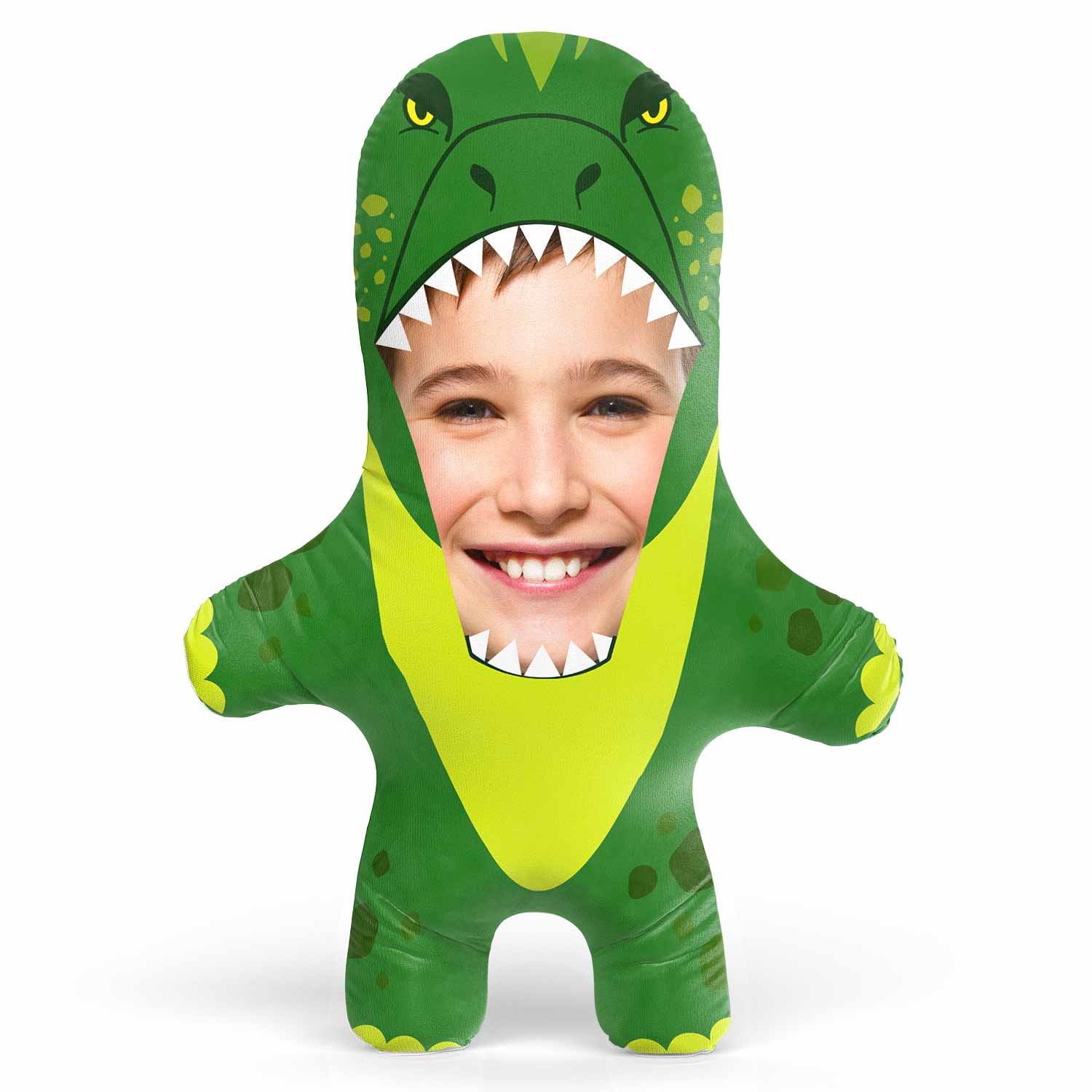 Dinosaur Face Pillow