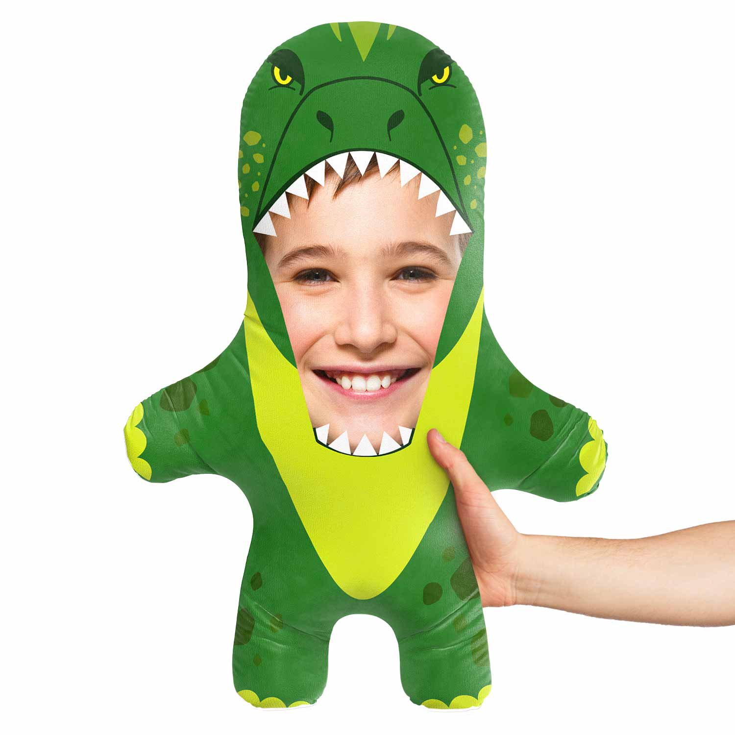 Dinosaur Face Pillow