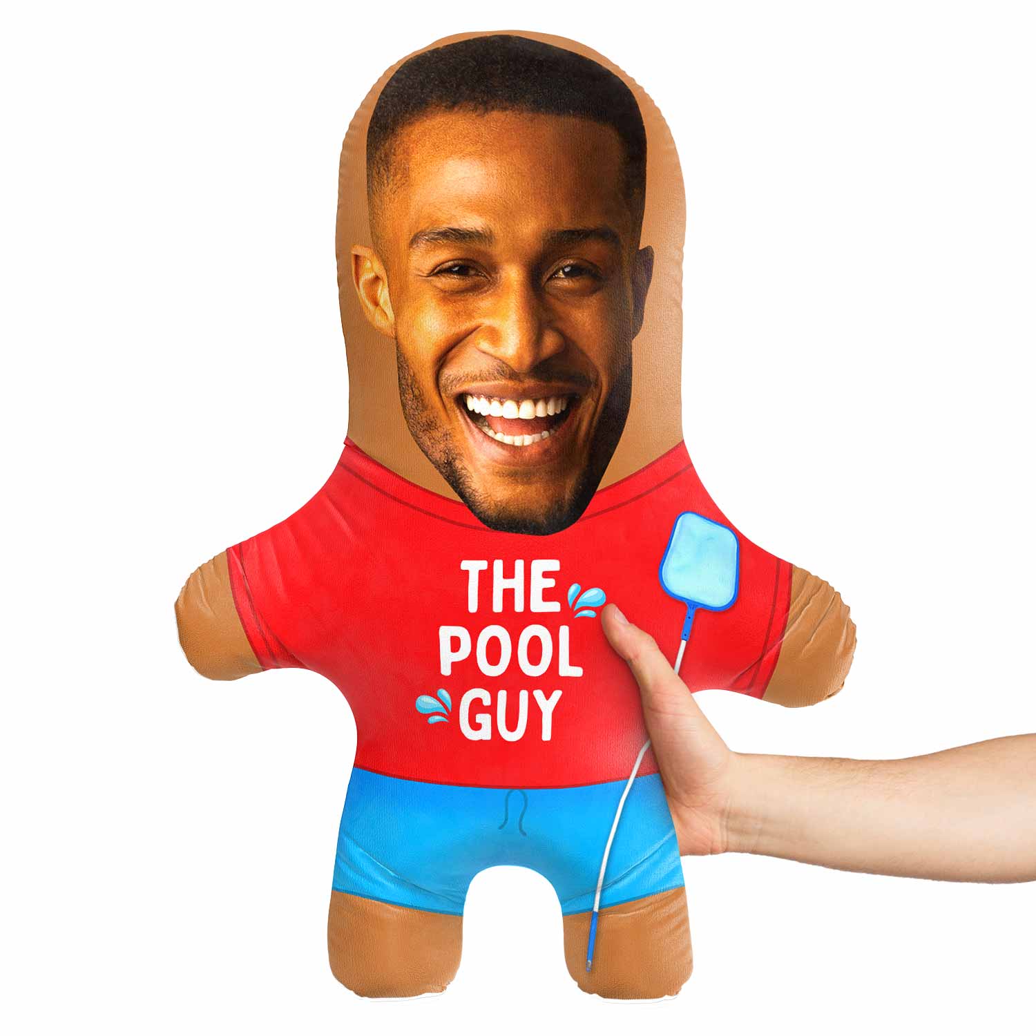 Pool Boy Face Pillow